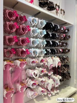 日本本土USJ环球影城亮片头箍发箍Hello kitty蝴蝶结发饰猫耳