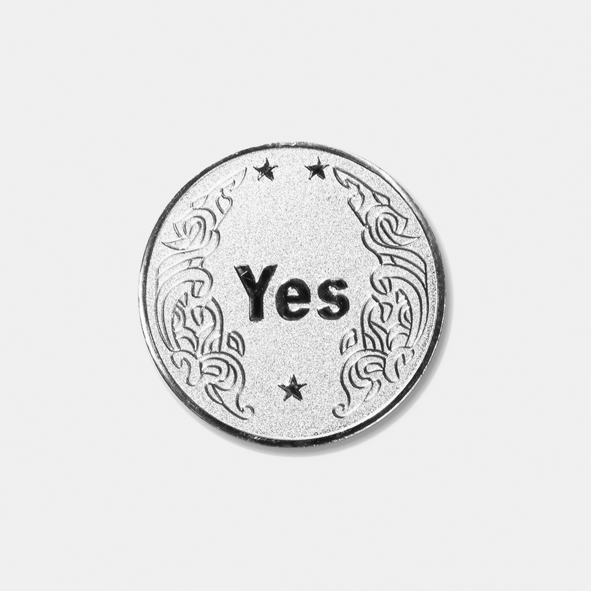 我趣!无聊了扔一下决定选择!决策币YES-NO幸运玩具币运气币摆件