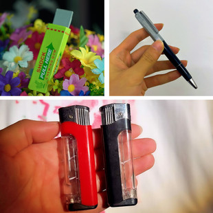 创意整蛊触电大人玩具电人打火机恶搞整人坑人神器搞怪口香糖圆笔