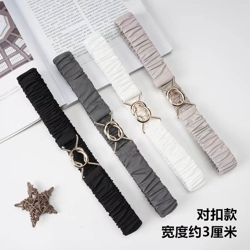 融乐皮具女弹力松紧简约百搭