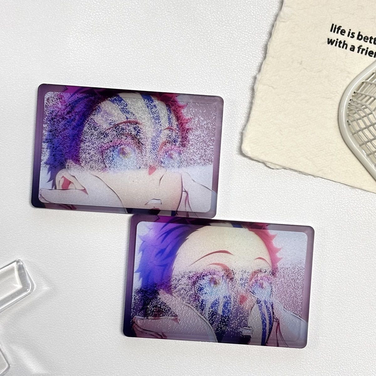 鬼灭之刃同人猗窝座变身流麻流沙卡恋雪治愈上弦立牌鬼灭动漫谷美