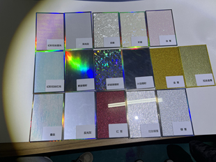 亚克力色纸定制 白瓷彩瓷双闪色纸 景深亚克力板 来图定制周边