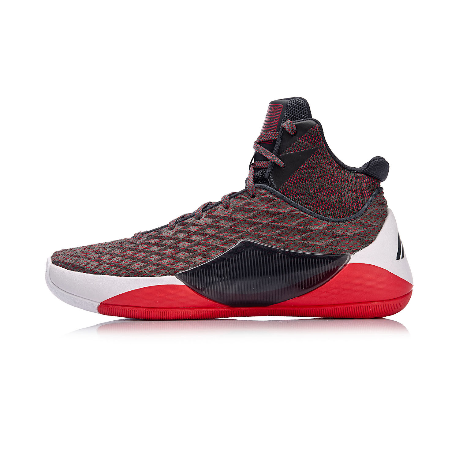 正品18春季李宁男鞋魅影中帮减震篮球比赛鞋aban019-1-2-3-4-5