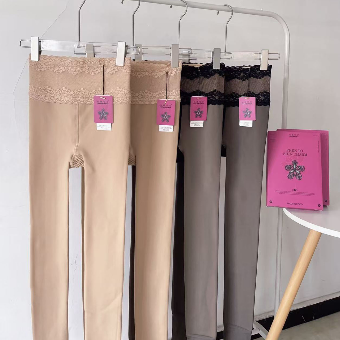 【2条53.9】妖精可可蕾丝水光袜2025秋冬新款光腿神器打底连裤袜