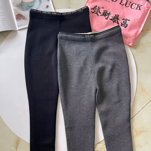 高腰弹力棉感舒适外穿发财裤 正版 打底裤 2025秋冬新款 蛋白绒云朵裤