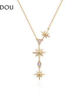 AJIDOU阿吉豆项链女款气质锁骨链短颈链