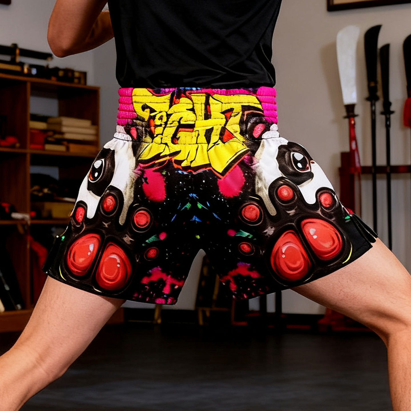 泰拳搏击运动训练短裤男女比赛格斗MMA健身衣速干UFC透气透气亲肤
