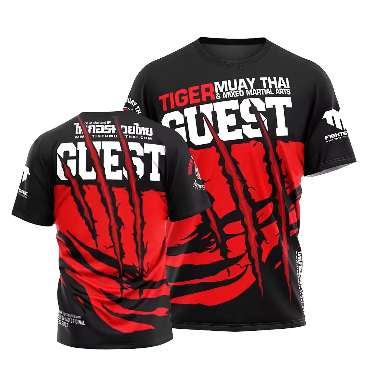 UFC泰国老虎拳馆训练T恤运动健身