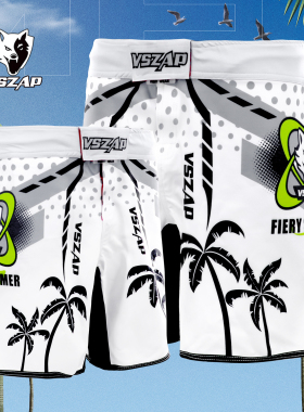 VSZAP柔术MMA综合格斗训练UFC短裤男女运动搏击夏日冲击短裤