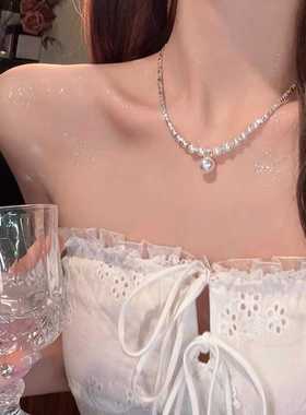 双层小众贵气轻奢女款珠珠项链