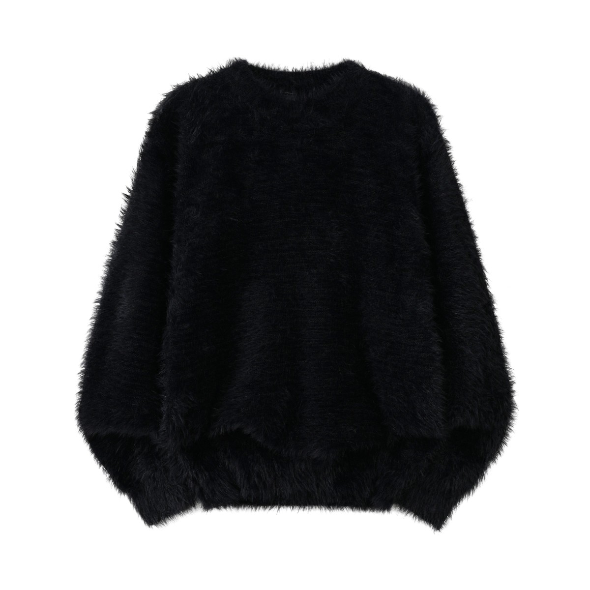 高级感软糯毛衣男款冬季马海毛针织衫潮流慵懒风宽松情侣线衣