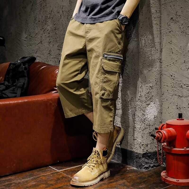 抽绳宽松直筒潮牌ins百搭休闲裤