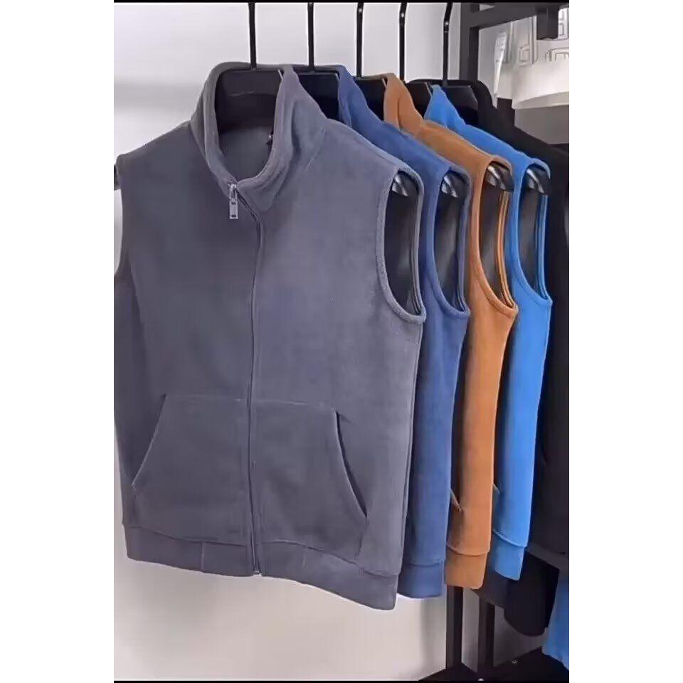 保暖背心男士中青年大码纯色打底衫内衣坎肩马甲上衣服秋冬装