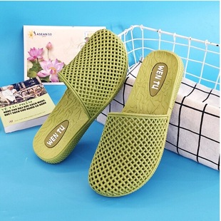 简约居家户外镂空洞洞鞋 新款 防滑凉拖 女夏季 越南温突包头半拖鞋