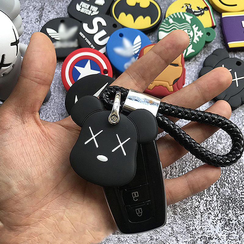 门禁卡套改装卡通可爱小小众硅胶