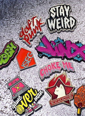 阿靖字母金属贴纸立体手机贴纸金属贴手机壳后背街头涂鸦迷你小3d