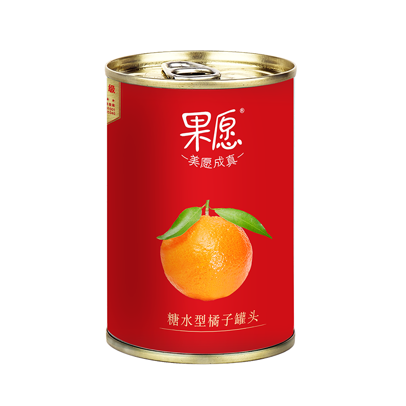果秀果愿新鮮水果罐頭425g*6橘子蜜橘整箱罐頭食品罐頭湖南特產(chǎn)