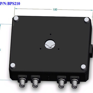 LIV光电测试二极管芯片暗室光探针夹具光纤感光芯片Wafer4探针台