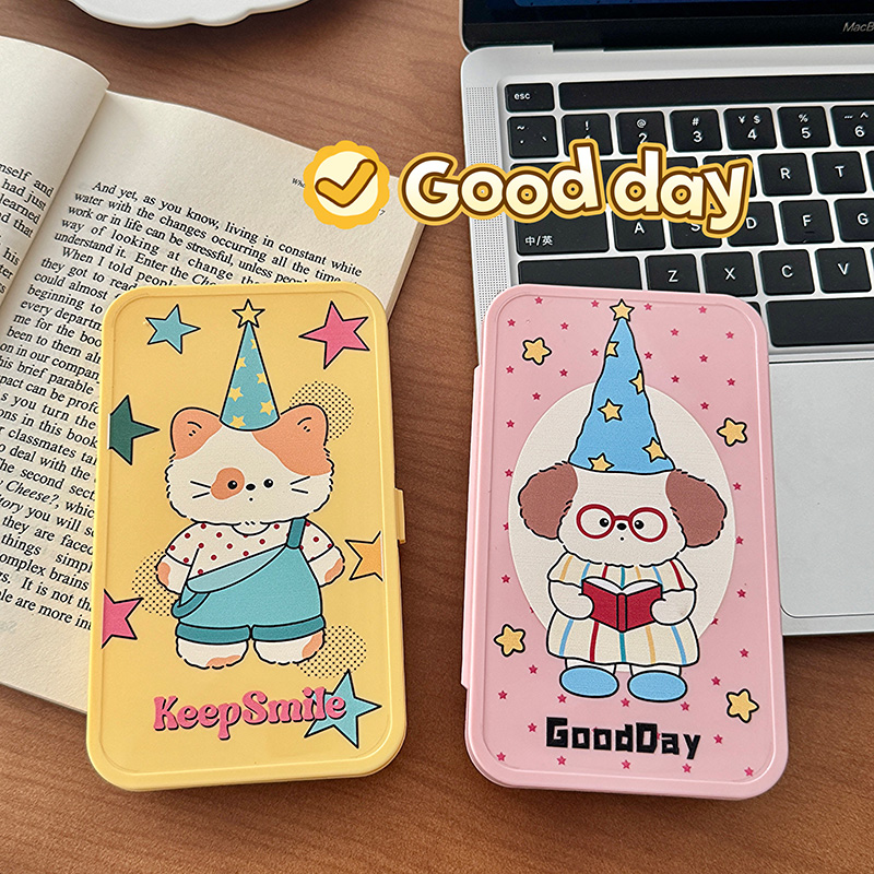 卡通星星尖帽六副装美瞳盒