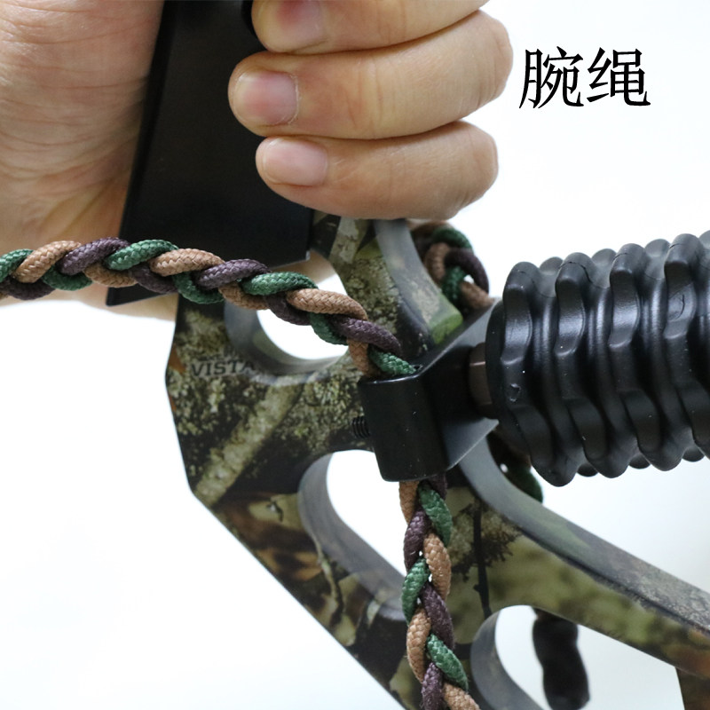复合滑轮弓射箭编织麻花腕绳弓箭护弓绳反曲弓腕带弓把把套保护套