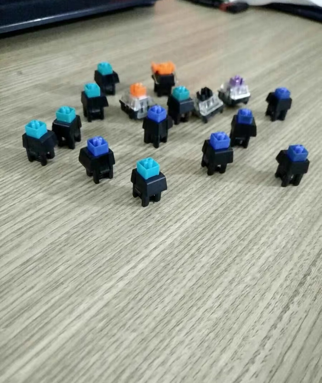 原装光轴橙黑轴体l可热插拔替换/适用双飞燕lk血手幽灵磁动力富勒