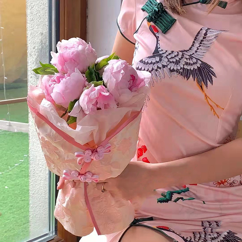 七夕儿童节芍药花束生日图片