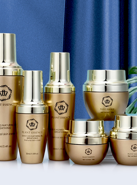 高档化妆品分装瓶10050G30ML套装按压膏霜面霜瓶乳液瓶玻璃空瓶子