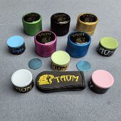 伯威出品Taom塔悟姆圆形巧粉台球杆枪粉巧克粉枪头粉桌球壳粉台球