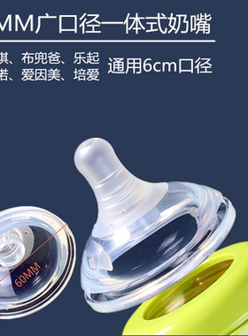 叮叮哆梦60口径奶嘴超软硅胶
