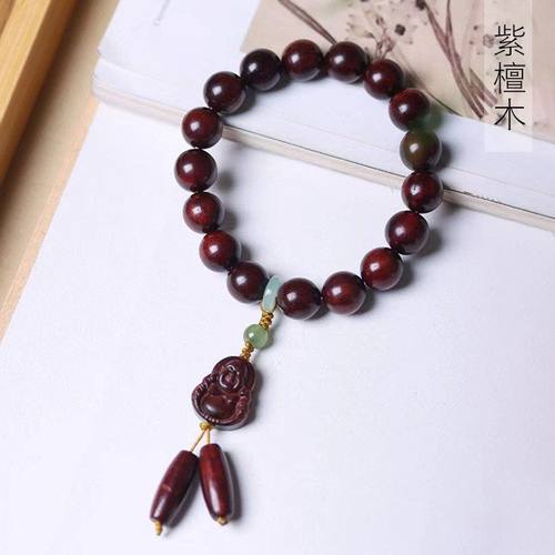 厂家念珠装饰DIY手串紫檀木念珠