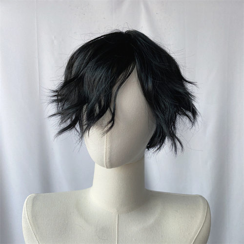 欧美外贸假发短卷泡面头