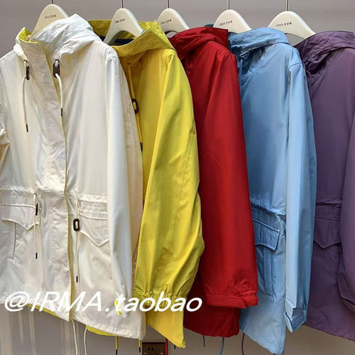 2025春季连帽收腰冲锋衣