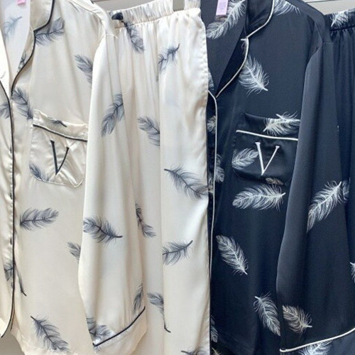 冰丝水光优雅家居服套装可外穿