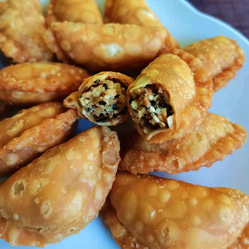 500克广西玉林特产油炸酥饺酥角饺子 传统手工年货小吃
