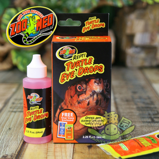 美国zoomed爬虫陆龟眼药乌龟守宫鬃师蜥蜴角蛙白眼蒙眼送维生素