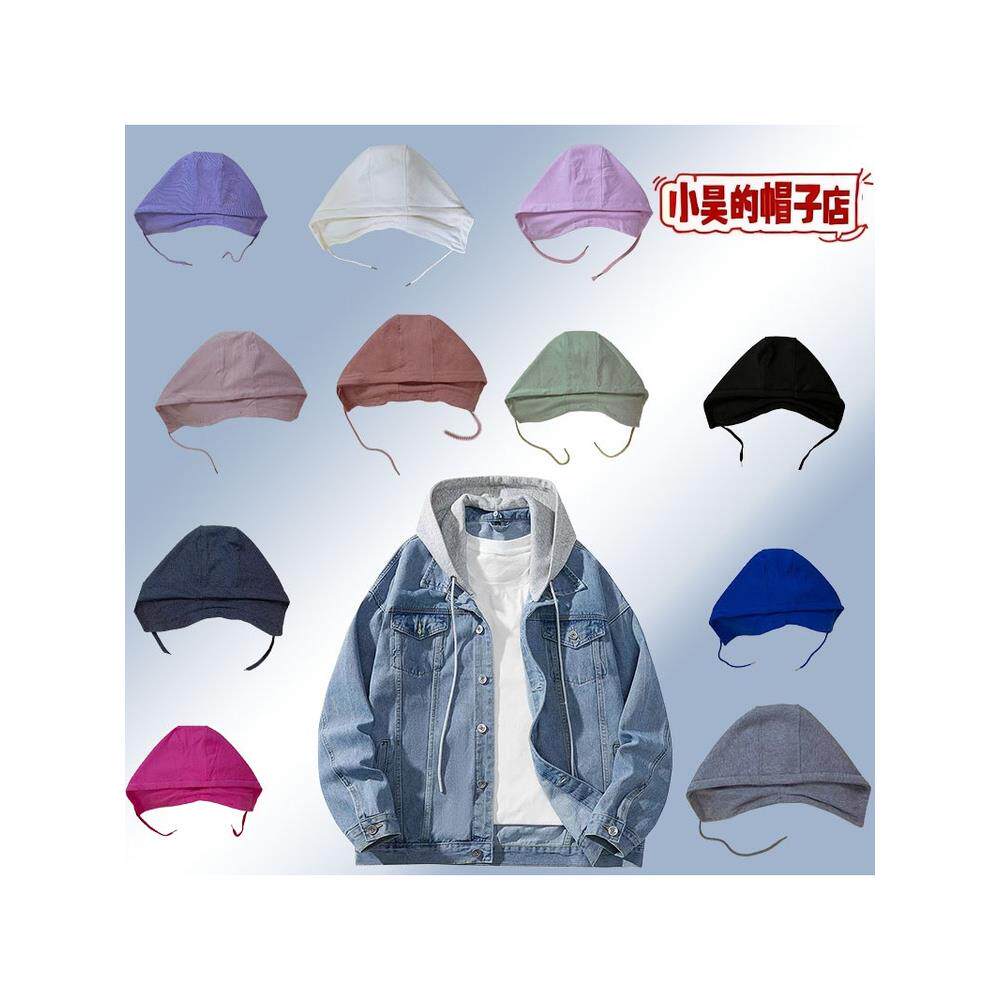 单买可拆卸纽扣羽绒服帽加厚加大假领