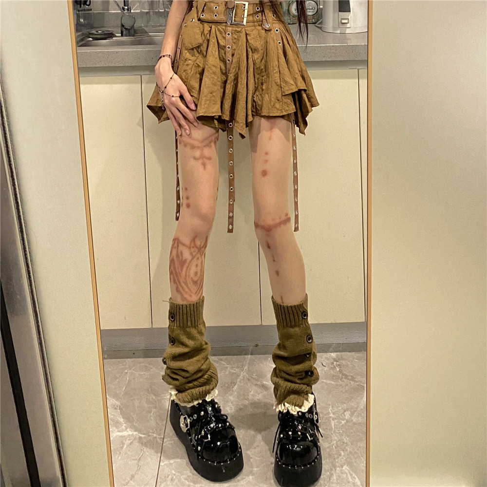 AY Tofilms美式辣妹小众复古艺术感纹身丝袜异域风印花美腿连裤袜,女士内衣/男士内衣/家居服,连裤袜/打底袜,淘宝优惠券,粉丝福利购,淘宝优惠卷