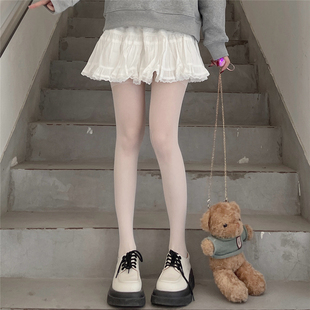 AY To films 纯欲奶白丝袜春夏彩色丝袜超薄透肉感显瘦性感连裤袜