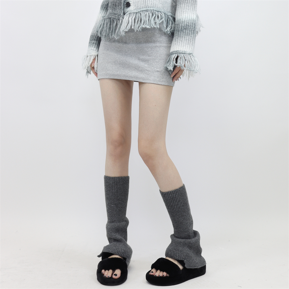 慵懒风袜套软糯保暖堆叠护腿靴套