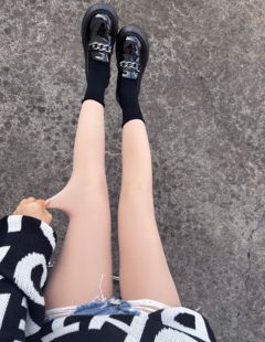 秋冬加绒光腿神器肤色纽扣替换双层连裤 films 袜肉色打底袜