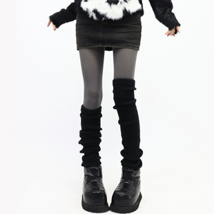 AYTofilms 叠穿加厚堆堆袜瑜伽过膝腿套秋冬加长保暖针织长筒袜套
