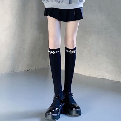 aytofilms棉显瘦手工中筒袜钻