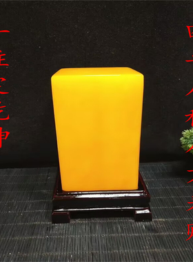 天然黄蜡石黄龙玉玄关风水摆件