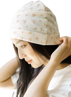 月子帽夏季薄款网眼透气全棉月子头巾产后孕产妇坐月子帽子夏天