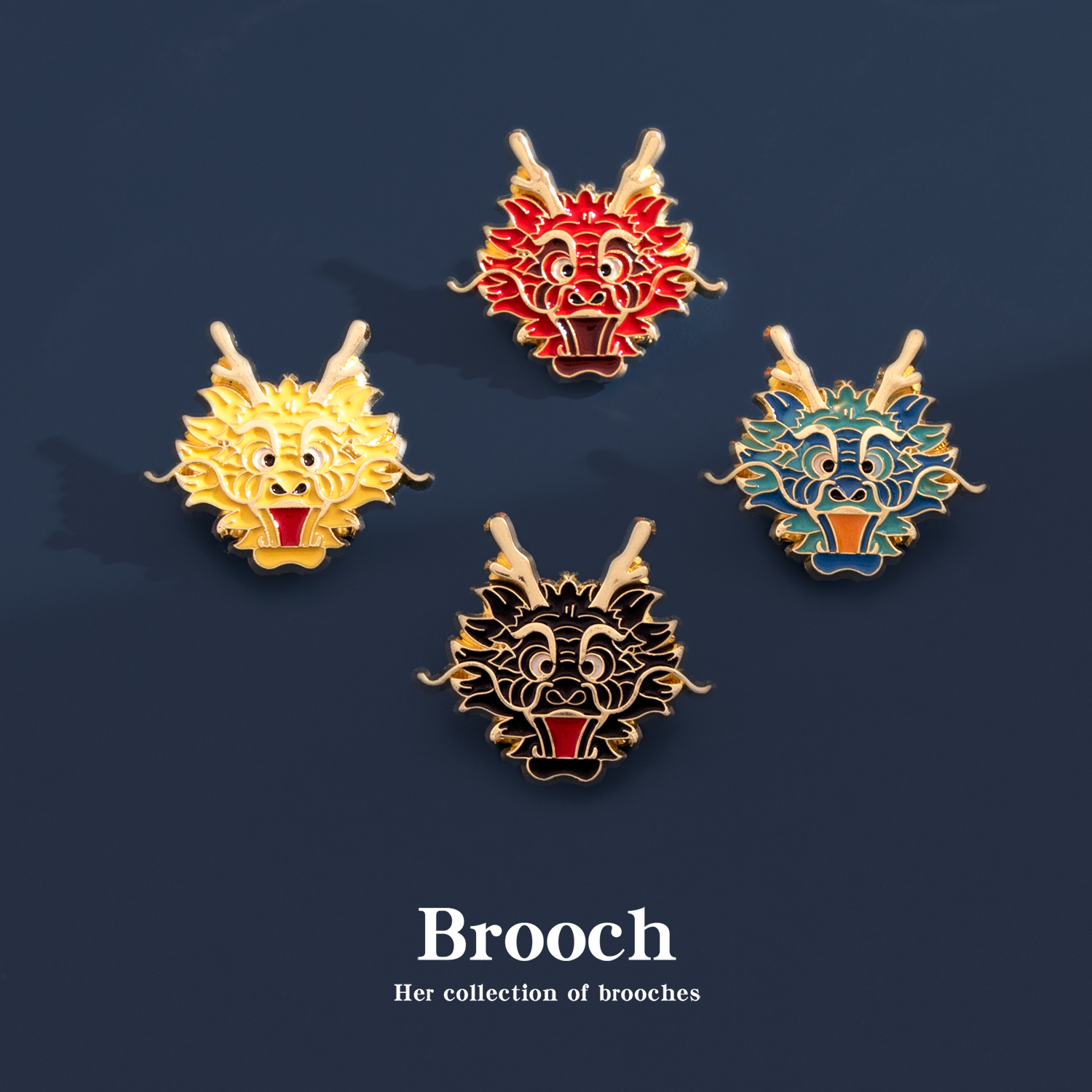 2024新款她然新年胸针