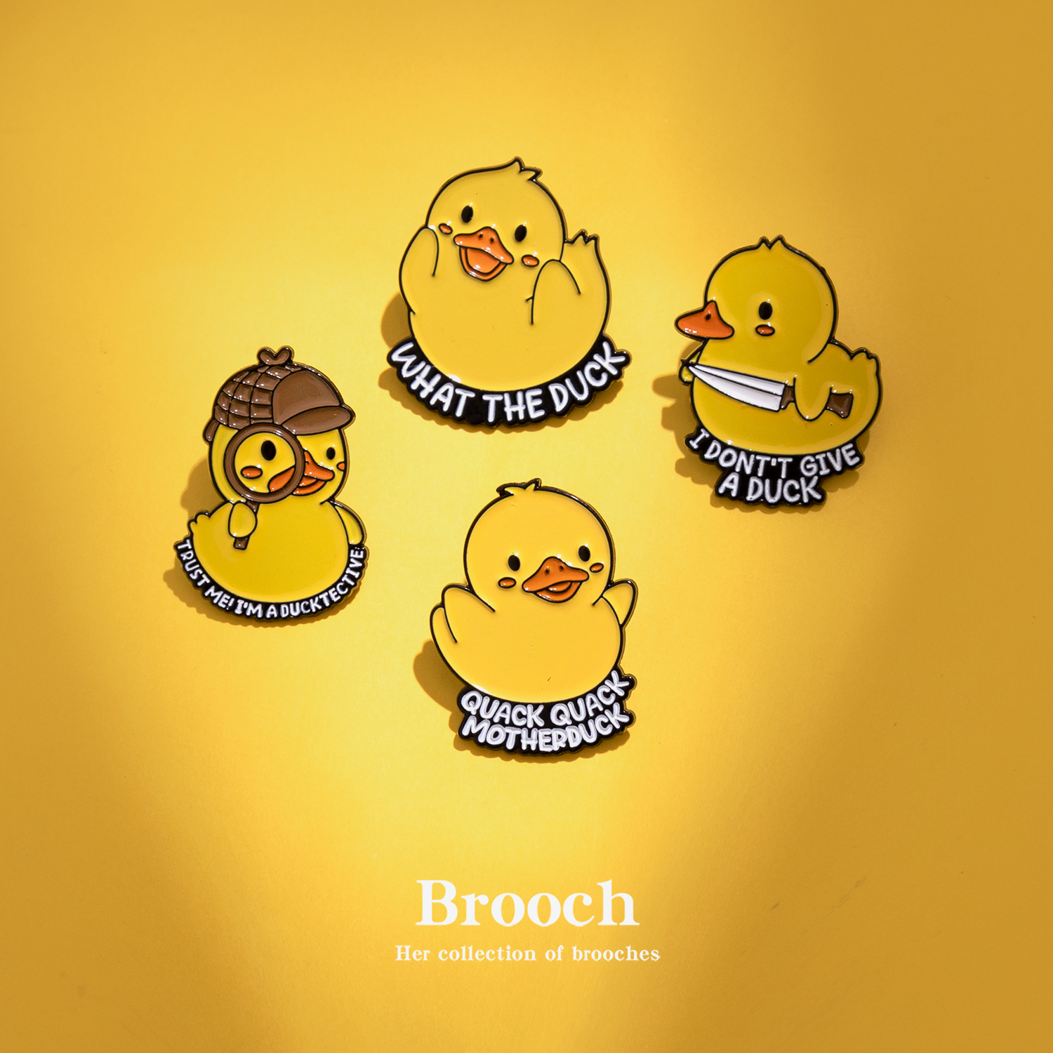 2024新款她然卡通小黄鸭