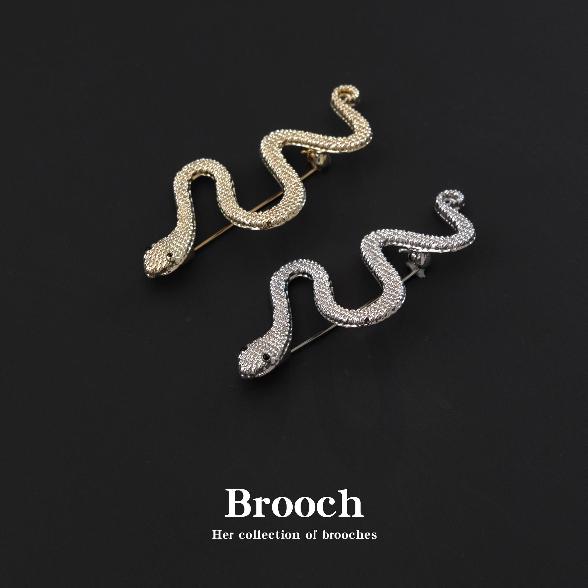 2024新款她然蛇造型别针
