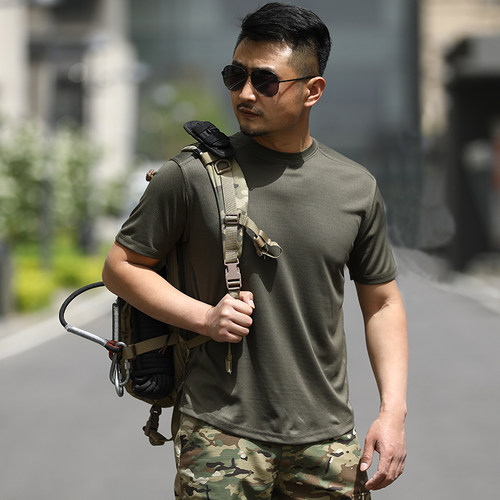 唤龙速干t恤夏季男体能训练服