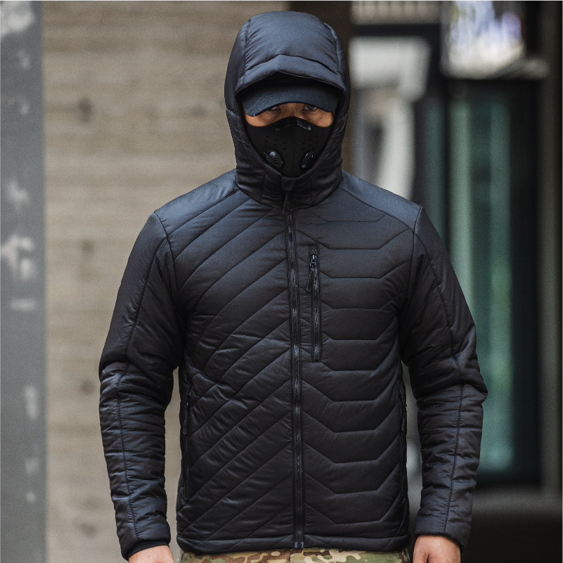 隐忍冬季户外保暖棉服图片
