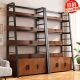 置物架落地靠墙书架客厅多层储物梯形货架家用简易展示架子收纳架